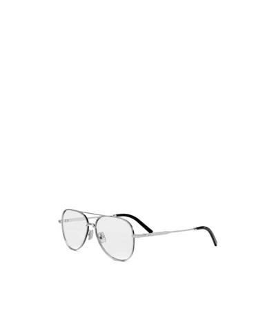 Dior Logo Flat Mirror In Glorious Palladium