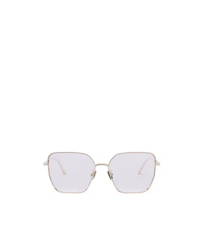 Dior Logo Flat Mirror In Purple