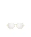 Dior Logo Flat Mirror In White