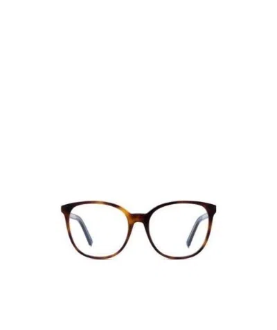 Dior Logo Glasses In Brown