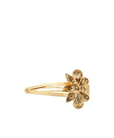 Dior Logo Hair Clip In Nude