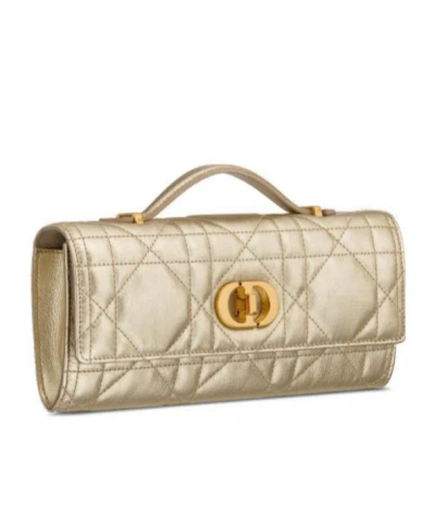 Dior Logo Handbag In Nude