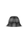 Dior D-tulipe Check'n' Large-brim Reversible Cloche In Black