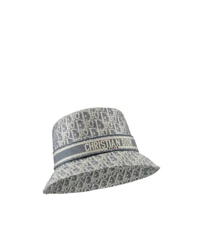 Dior Logo Hat In Gray