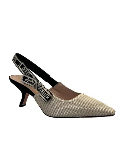 Dior Logo High-heeled Sandals In Multi