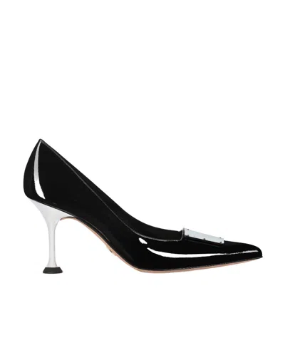 Dior Logo High Heels In Black