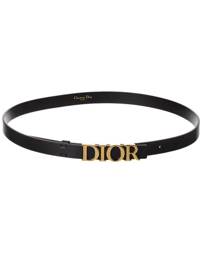 Dior Logo Leather Belt