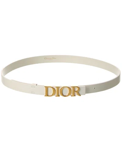 Dior Logo Leather Belt