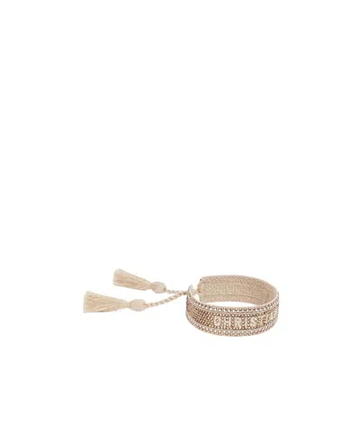 Dior Logo Letter Bracelet In Yellow