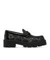 Dior Round Head Loafer Shoes In Black