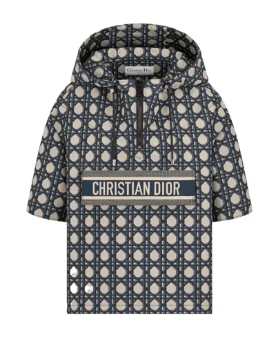 Dior Logo Logo Casual Jacket In Black