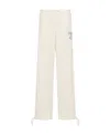 Dior Logo Logo Sweatpants In White