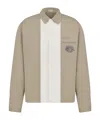 Dior Logo Long-sleeved Casual Jacket In Nude