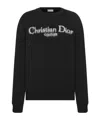 Dior Logo Long-sleeved Sweater In Black