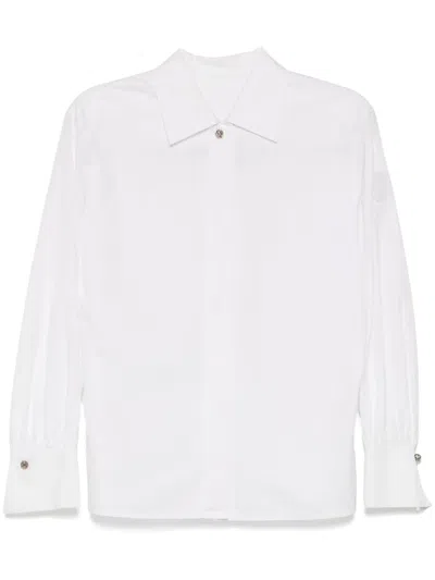 Pre-owned Dior Logo Long-sleeves Shirt In White