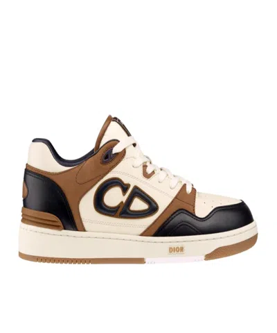 Dior Logo Low-cut Casual Sneakers In White