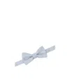 Dior Logo Pattern Bow Tie In White