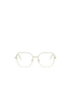 Dior Logo Plain Glasses In Gold