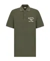 Dior Logo Polo Shirt In Green