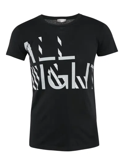 Pre-owned Dior Logo-print T-shirt In Black