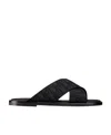 Dior Logo Sandals And Slippers In Black