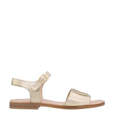 Dior Logo Sandals In Nude