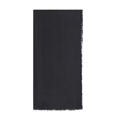 Dior Logo Scarf In Black