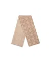 Dior Logo Scarf In Nude