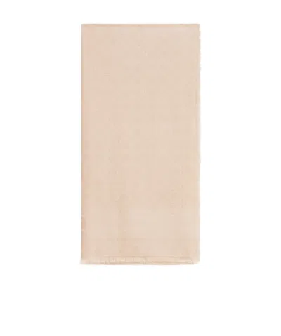 Dior Logo Scarf In Nude