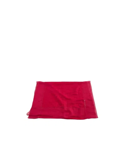 Dior Logo Scarf In Red
