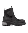 Dior Logo Short Boots In Black