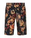 Dior Knee-length Shorts Bold Pattern In Black