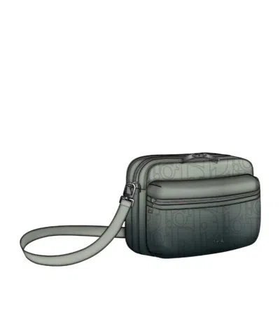 Dior Logo Shoulder Bag In Black