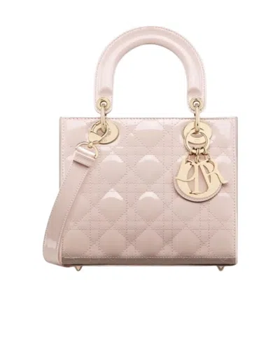 Dior Logo Shoulder Bag In Nude