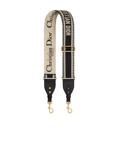 Dior Logo Adjustable Strap In Blue