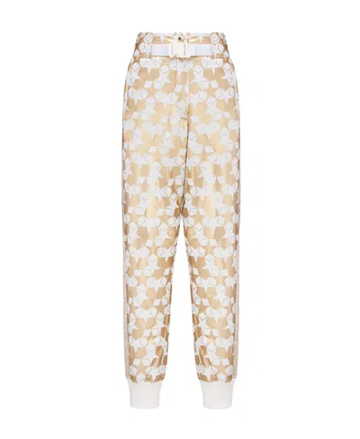 Dior Logo Ski Pants In Nude