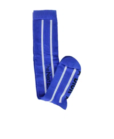 Dior Logo Stockings In Blue