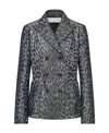 Dior Logo Suit Jacket In Black