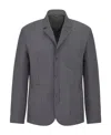 Dior Logo Suit Jacket In Gray