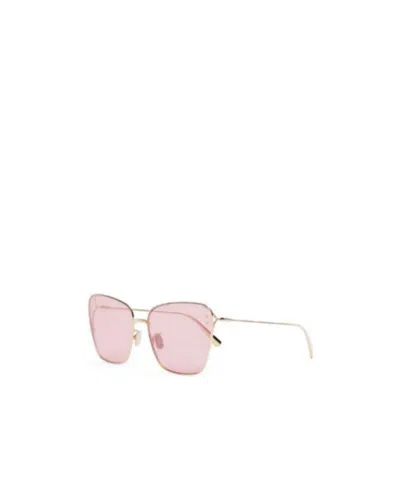Dior Logo Sunglasses In Pink