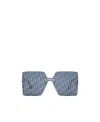 Dior Logo Sunglasses In Blue