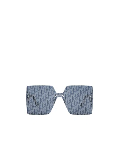 Dior Logo Sunglasses In Blue