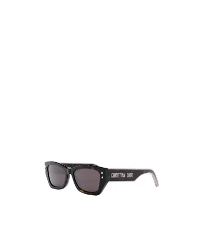 Dior Logo Sunglasses In Black