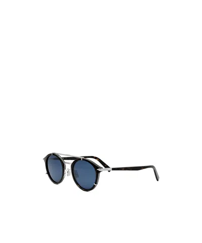 Dior Logo Sunglasses In Blue