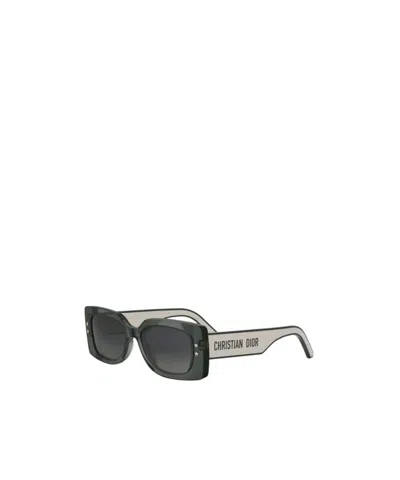 Dior Logo Sunglasses In Black