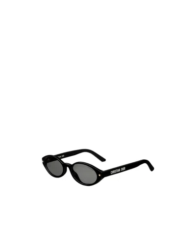 Dior Logo Sunglasses In Black
