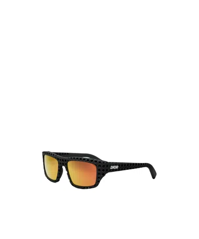 Dior Logo Sunglasses In Black