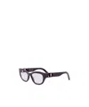 Dior Logo Sunglasses In Black