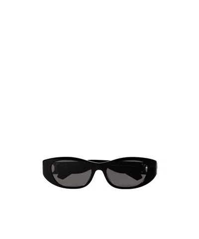 Dior 30montaigne S9u Oval-frame Acetate Sunglasses In Black