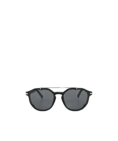Dior Logo Sunglasses In Black